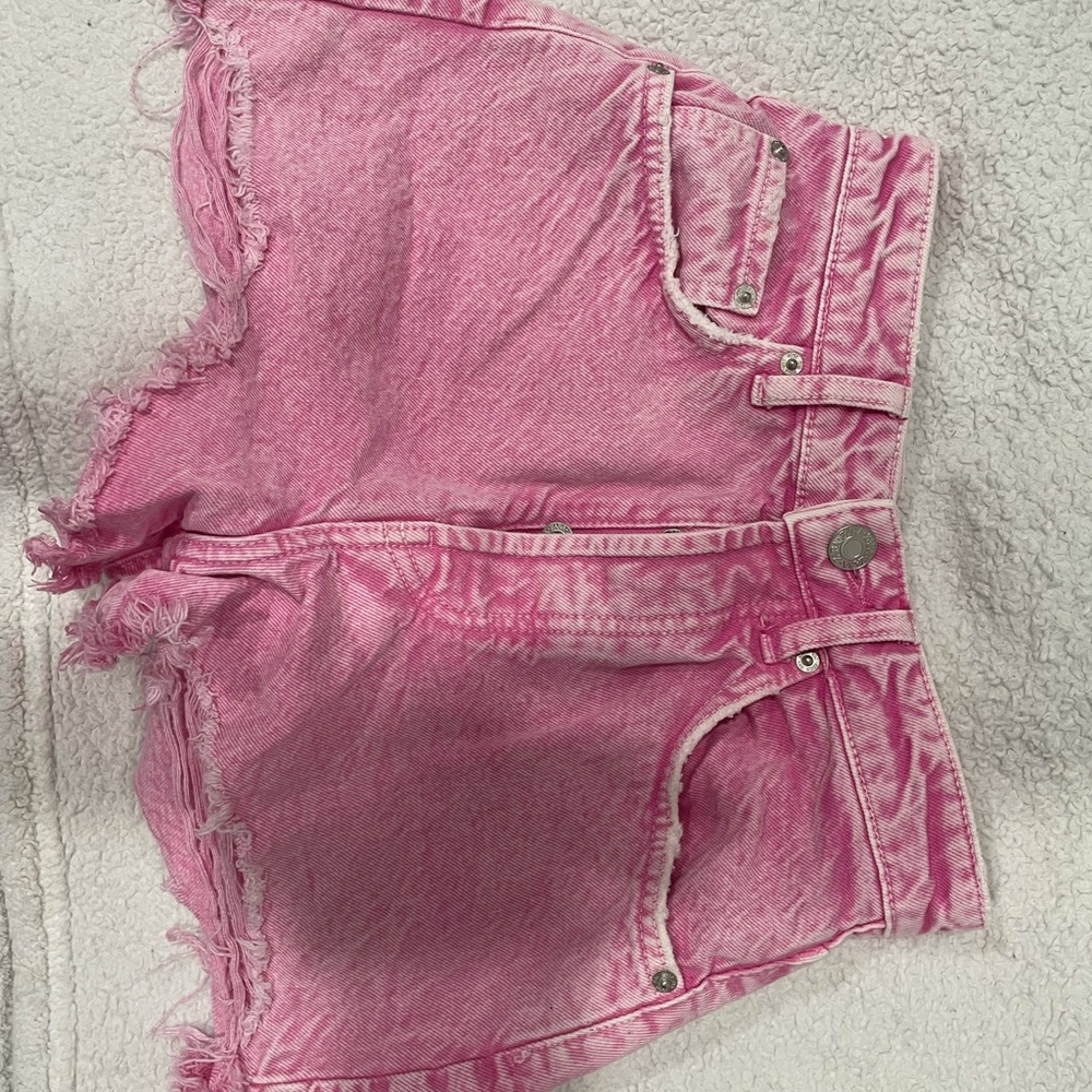 Pink Zara shorts